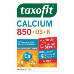 TAXOFIT Calcium 850+D3+K Depot Tabletten