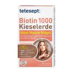 TETESEPT Biotin 1000 Kieselerde Filmtabletten