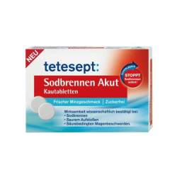 TETESEPT Sodbrennen Akut Kautabletten