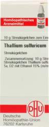 Thallium sulfuricum D12 DHU 10g Glob.