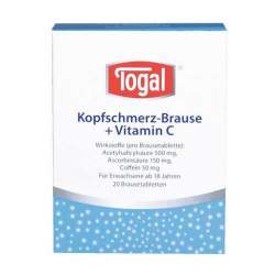 Togal® Kopfschmerz-Brause + Vitamin C, 20 Brausetabletten