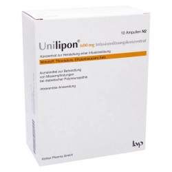 Unilipon 600 mg Infusionslösungskonz. 10Amp.