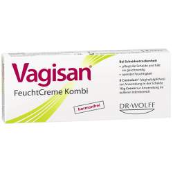 Vagisan® FeuchtCreme Kombi 8 Vag.zäpf.+10gCreme