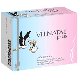 VELNATAL plus 30 Weichkaps.