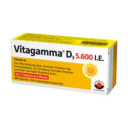 Vitagamma® D3 5600 I.E. Vitamin D3 50 Tbl.