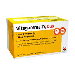 Vitagamma® D3 Duo 1.000 I.E. Vitamin D3 150 mg Magnesium 100 Tbl.