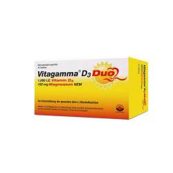 Vitagamma® D3 Duo 1.000 I.E. Vitamin D3 150 mg Magnesium 50 Tbl.