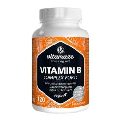 Vitamin B-Complex extra hochdosiert 120 vegane Tabletten