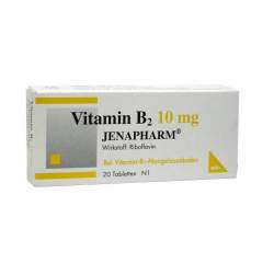 Vitamin B2 10mg JENAPHARM® 20 Tbl.