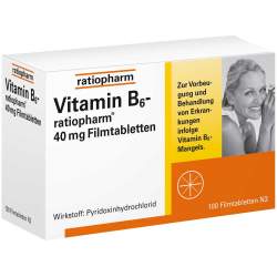 Vitamin B6-ratiopharm® 40mg 100 Filmtbl.