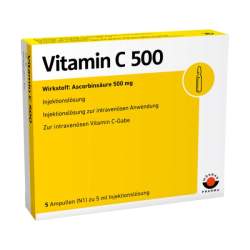 Vitamin C 500 Inj.-Lsg. 5 Amp.