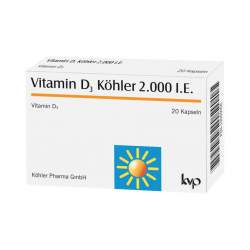 Vitamin D3 Köhler 2000 IE, 20 Kapseln