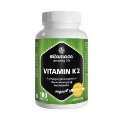 Vitamin K2 200 µg hochdosiert 180 vegane Tabletten