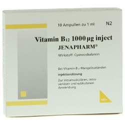 VitaminB12 1000µginj.JENAPHARM® 10Amp.1ml