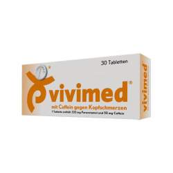 Vivimed® mit Coffein gegen Kopfschmerzen, 30 Tabletten