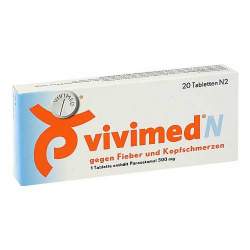 vivimed® N gegen Fieber und Kopfschmerzen, 20 Tabletten