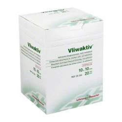 Vliwaktiv® 20 Aktivkohle-Wundverband 10x10cm