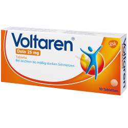 Voltaren® Dolo 25 mg 10 überzogene Tabletten