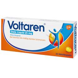 Voltaren Dolo Liquid 25 mg 20 Weichkapseln