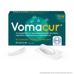 Vomacur® 70mg 10 Zäpfchen