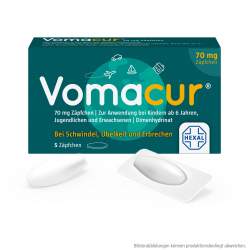 Vomacur® 70mg 5 Zäpfchen