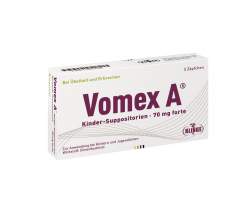 Vomex A® Kinder-Suppositorien 70 mg forte 5 Zäpfchen