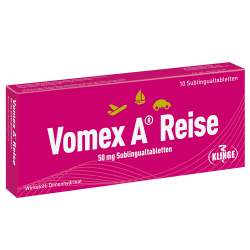 Vomex A Reise 50 mg 10 Sublingualtbl.