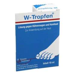 W-Tropfen Lösung gegen Hühneraugen u. Hornhaut 10 ml