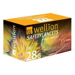 WELLION Safetylancets 28 G Sicherheitseinmallanz.