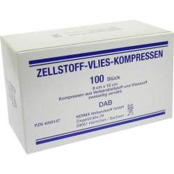 ZELLSTOFF VLIES KOMPRESSEN 8x10 cm unsteril