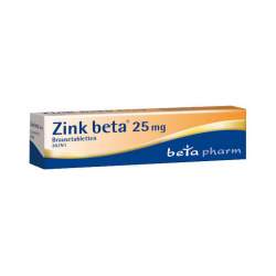 Zink beta® 25 mg, 20 Brausetabletten