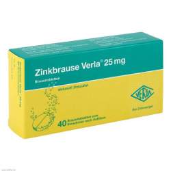 Zinkbrause Verla® 25mg 40 Brausetbl.