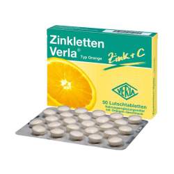 ZINKLETTEN Verla Orange Lutschtabletten