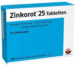 Zinkorot® 25 100 Tbl.