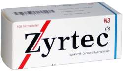 Zyrtec® 10 mg 100 Filmtabletten