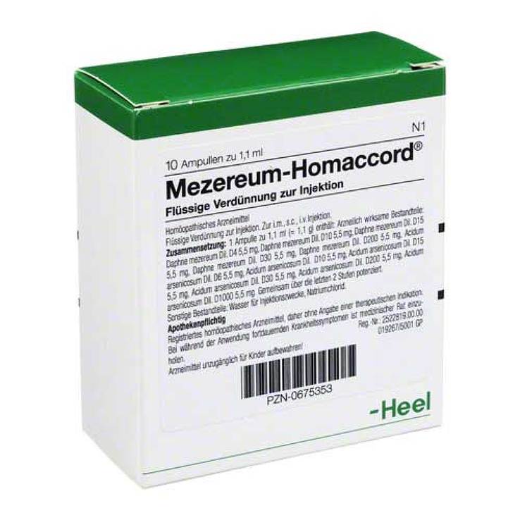 Mezereum-Homaccord® 10 Amp. Inj.-Lsg.