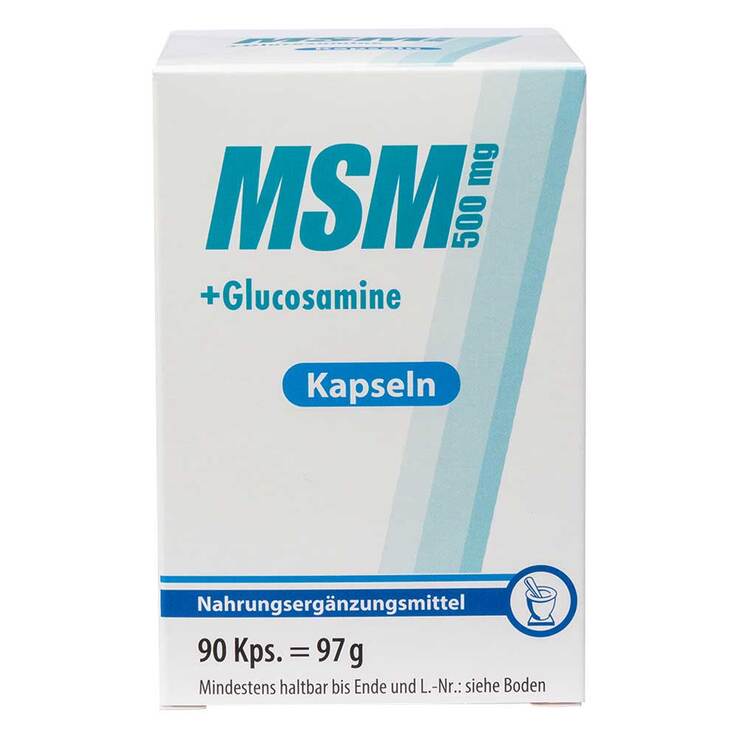 MSM 500 mg+Glucosamine Kapseln