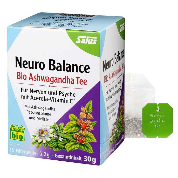 NEURO BALANCE Bio Ashwagandha Tee Salus Filterbtl.