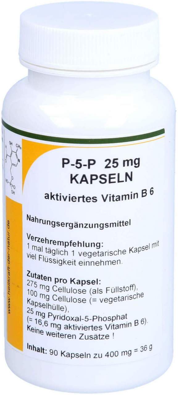 P-5-P 25 mg aktiviertes Vitamin B 6 Kapseln