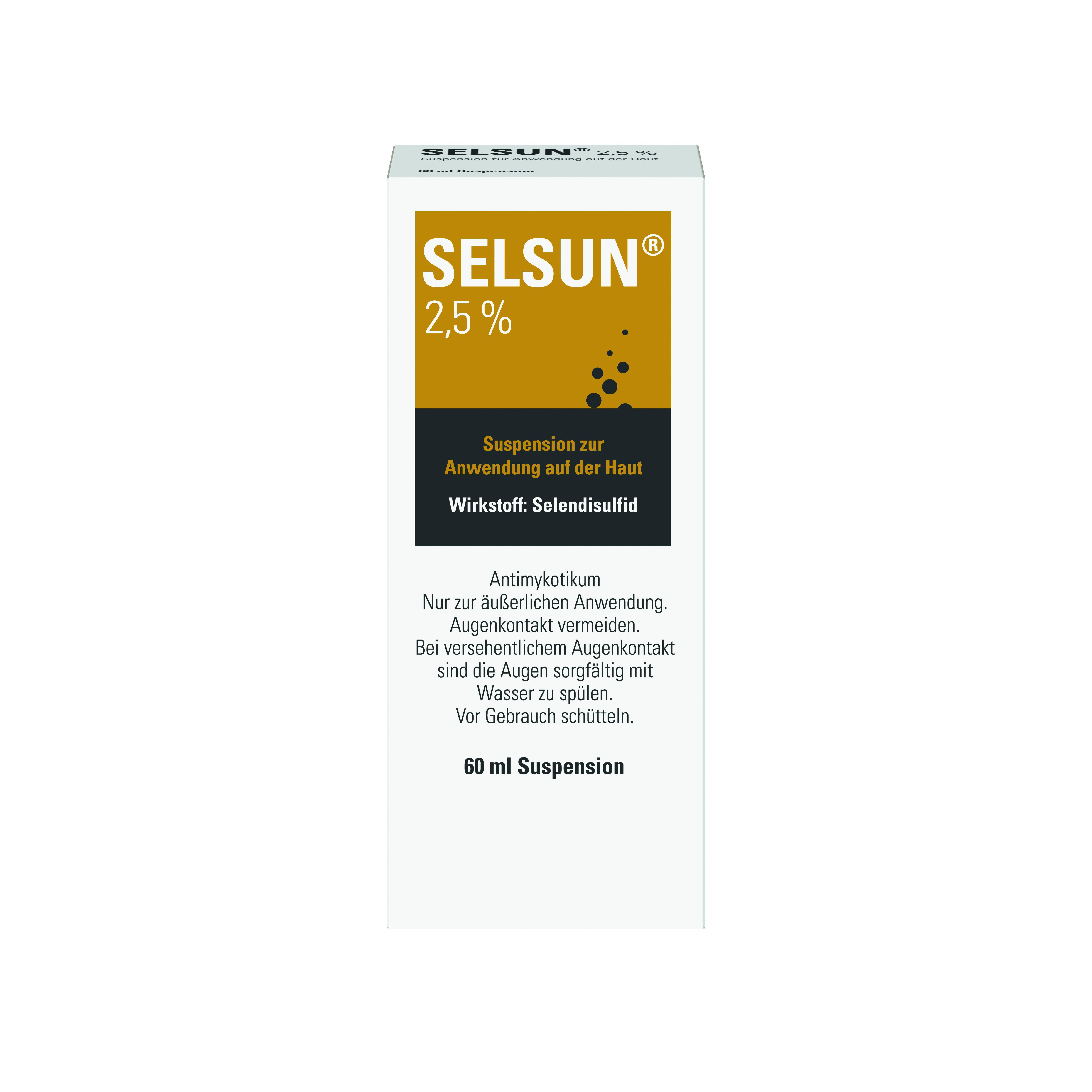 SELSUN® 2,5 %, Suspension zur Anwendung auf der Haut 1 Flasche 120ml