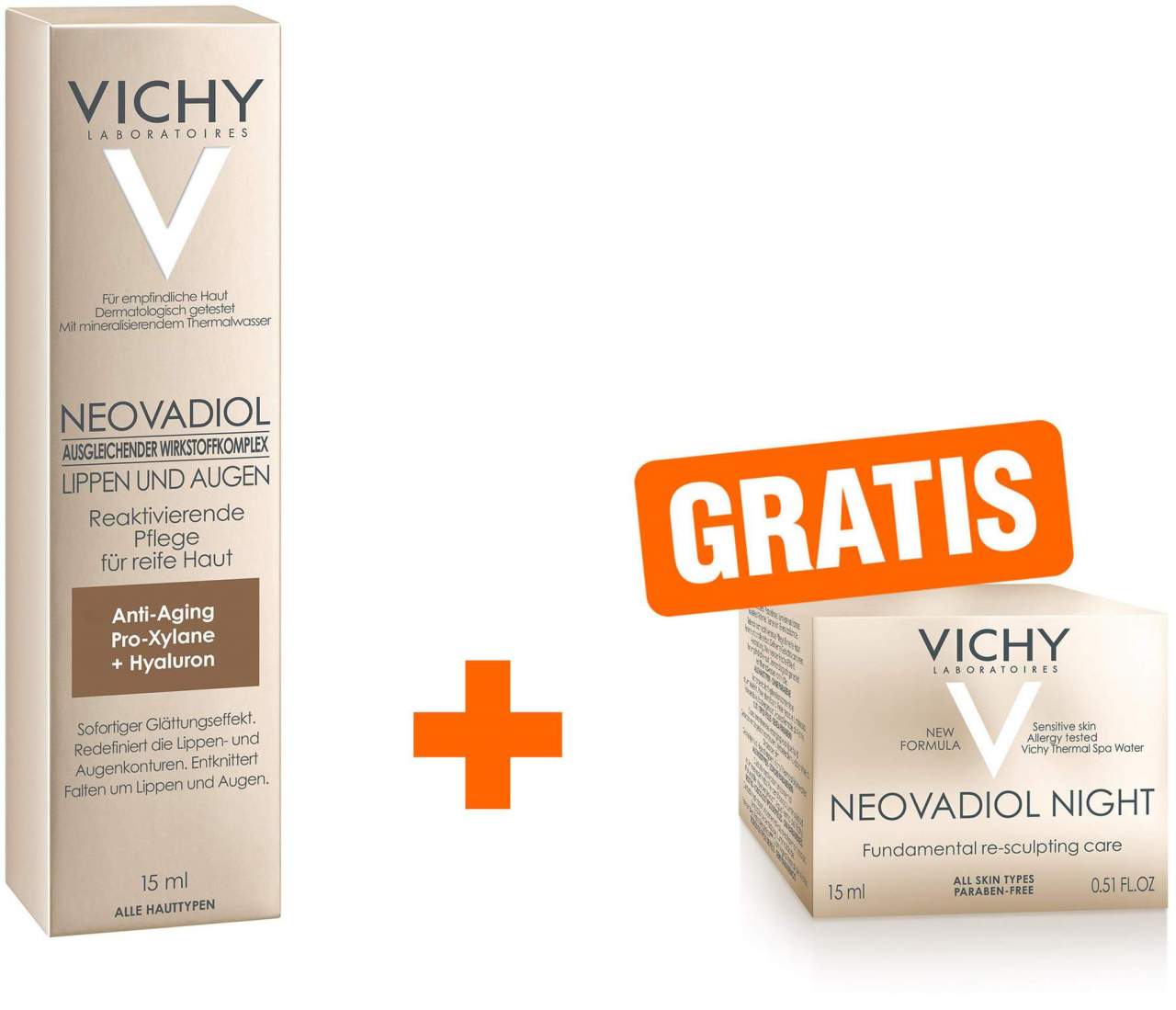 VICHY NEOVADIOL Gf Konturen Lippen und Augen Creme